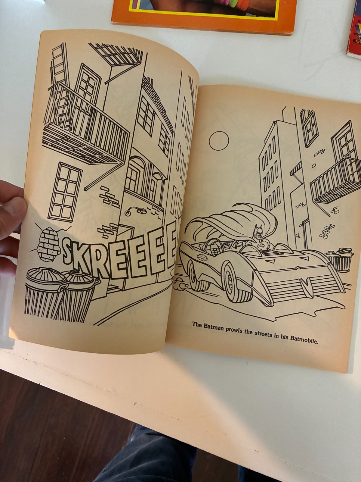 Unused 1980s-1990s Coloring & Kids Book Lot (TMNT, Batman, GI Joe, WWF)