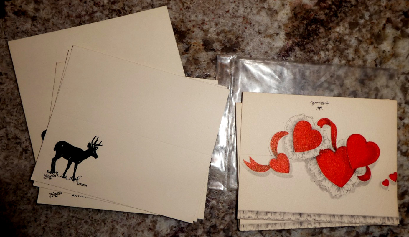 LARGE LOT Vintage 1920s-1970s Place Name Cards Hallmark Art Deco Costume/Fashion