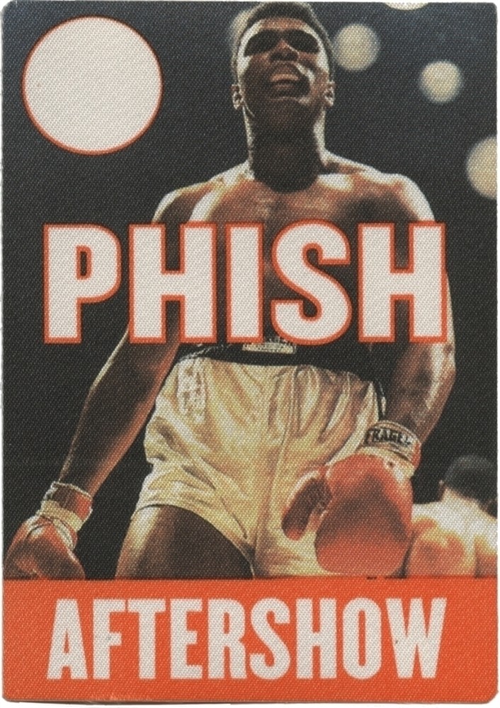 Phish 1999 The Siket Disc concert tour Muhhamad Ali Aftershow Backstage Pass
