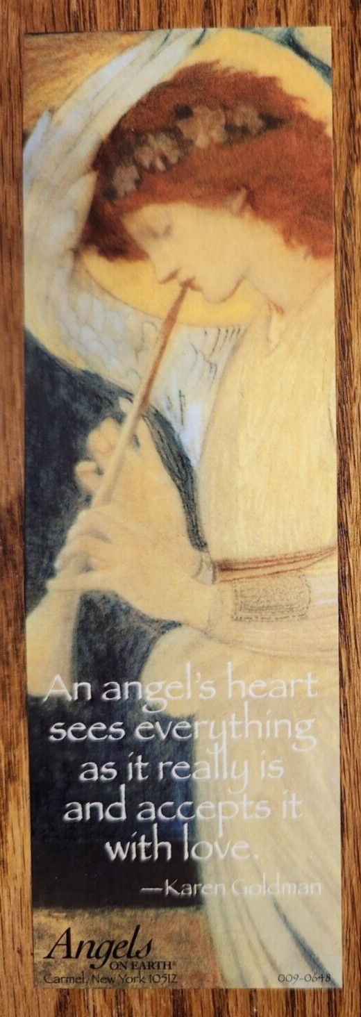 An Angel’s Heart Sees Everything As It Really Is And Accepts Paper Bookmark