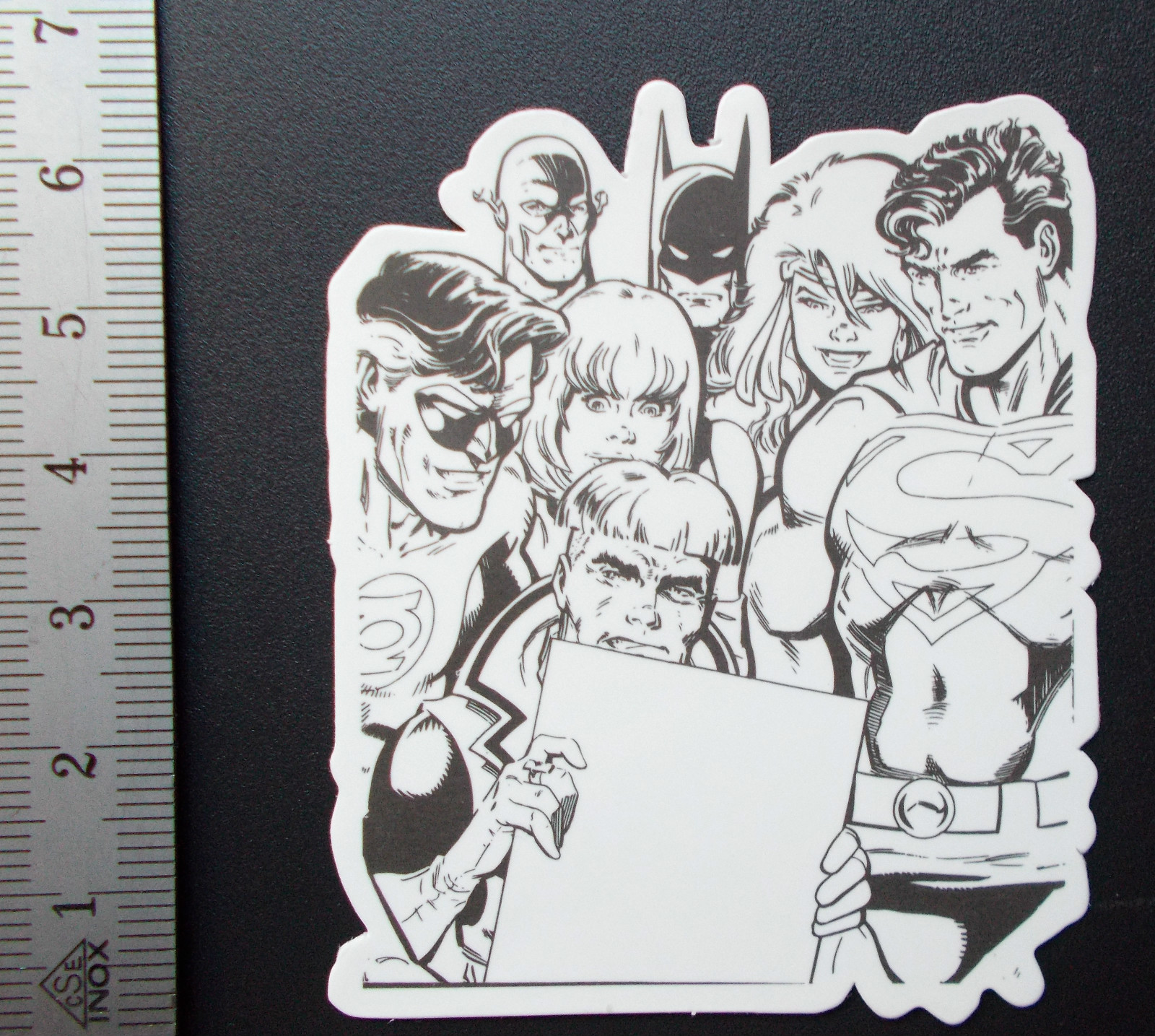 Sticker Decal Matte Look “Super Heroes” Laptop, Smartphone, Skateboard
