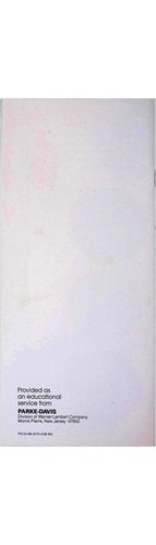 Lyme Disease Pamphlet Parke-Davis *Borrelia* Ticks Medical History 1990