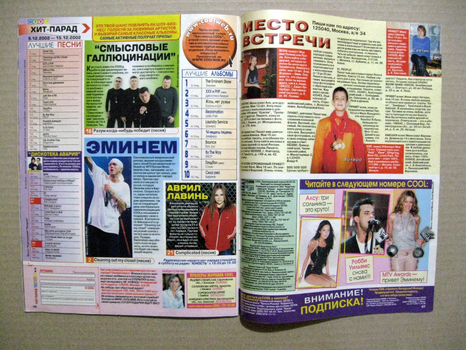 Magazine 2002 Russia Britney Spears Crazy Town
