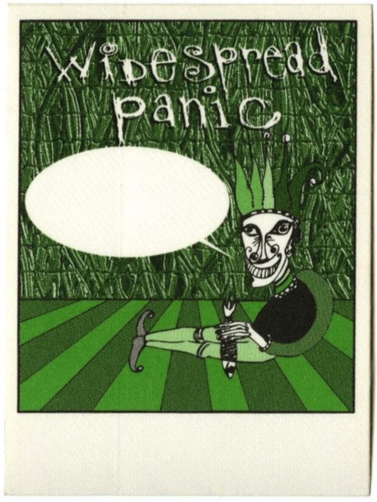 Widespread Panic 1996 Fall concert tour Working Crew Backstage Pass