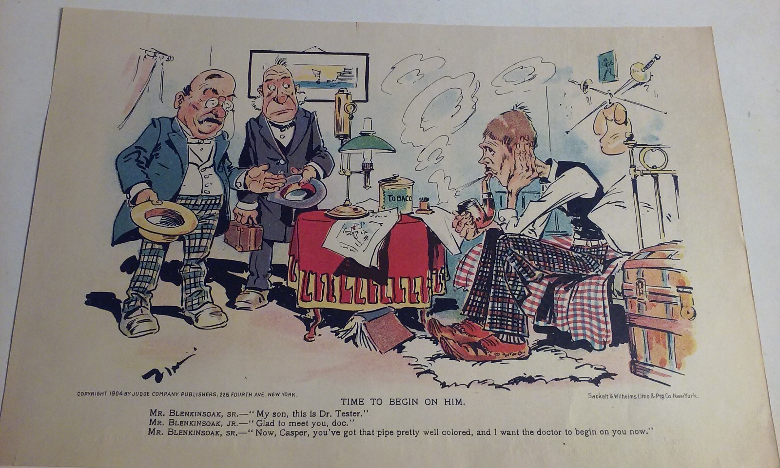 10 Early 1900’s Original Era Color Cartoons w/ Slang American Dialect Captions