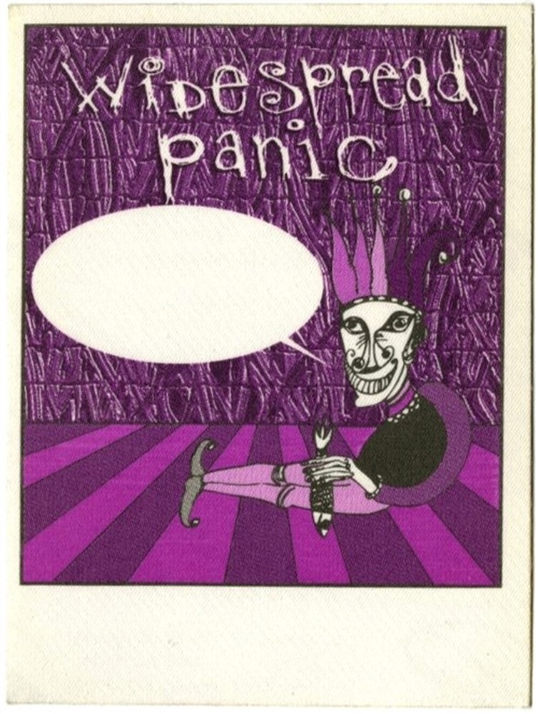 Widespread Panic 1996 Fall concert tour Working Crew Backstage Pass
