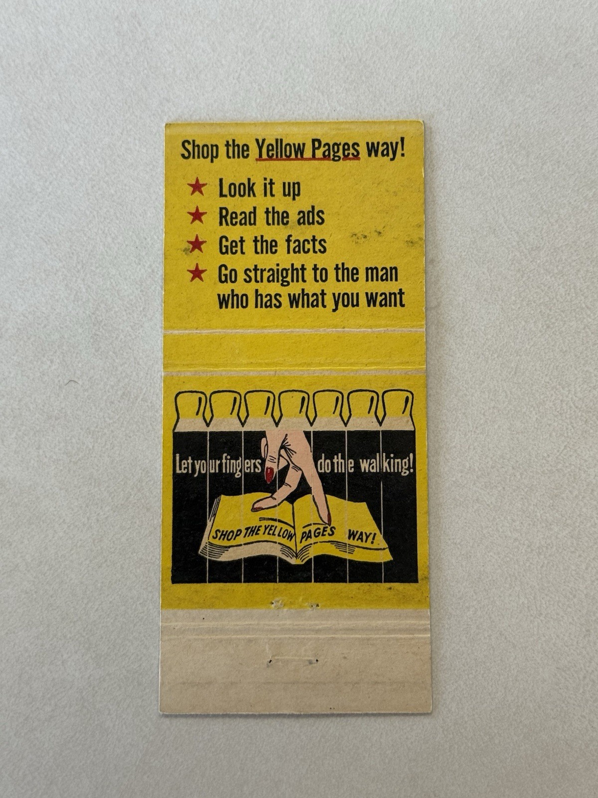 Ohio Bell Telephone Company Ohio Vintage Matchbook Cover S