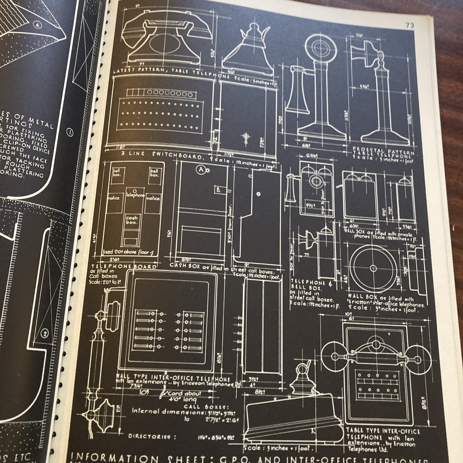 The Information Book, Sir John Burnet, Tait & Lorne, softcover, spiral bound.