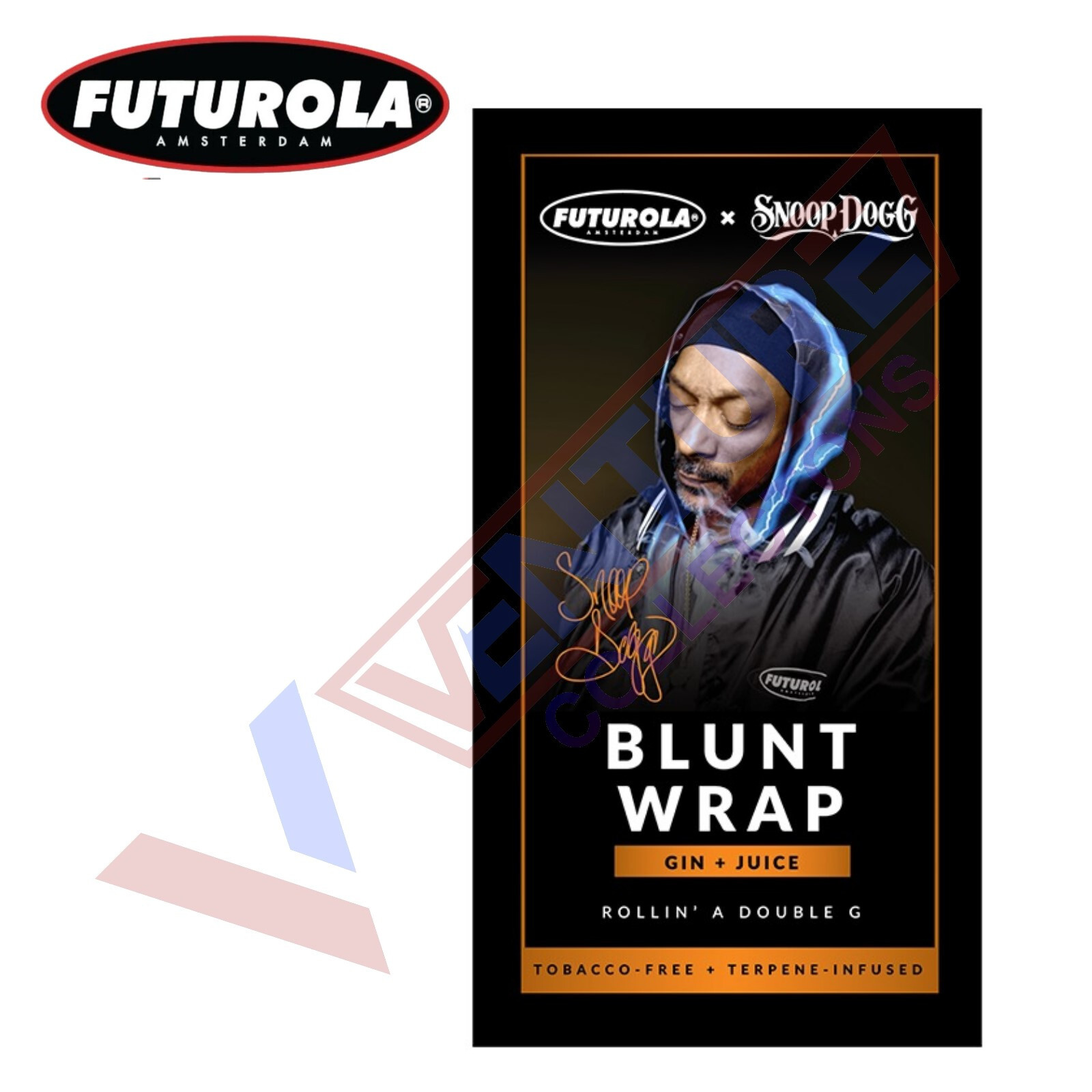 SNOOP DOG Futurola The Toad Wrap Full Box 25 Packs x 1 Wrap – FREE SHIPPING
