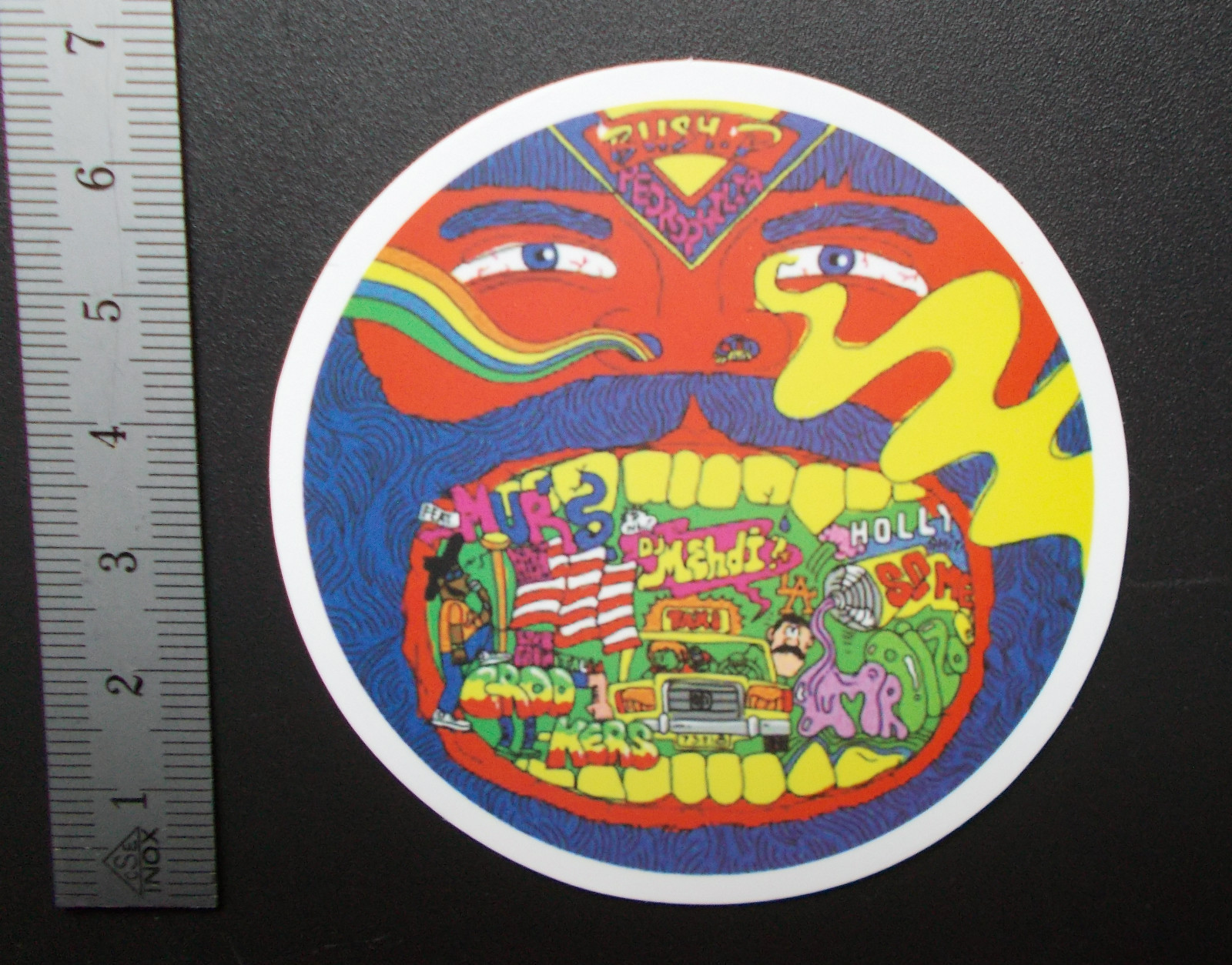 Sticker Decal Matte Look “Smoke” Laptop, Stickerbomb (M007)