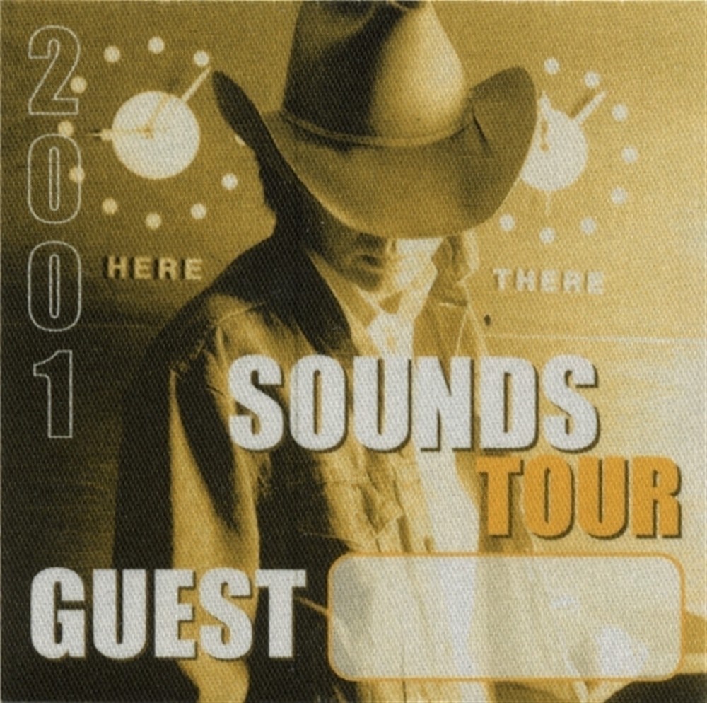 Dwight Yoakam 2001 Tomorrows Sounds Today concert tour Band Guest Backstage Pass