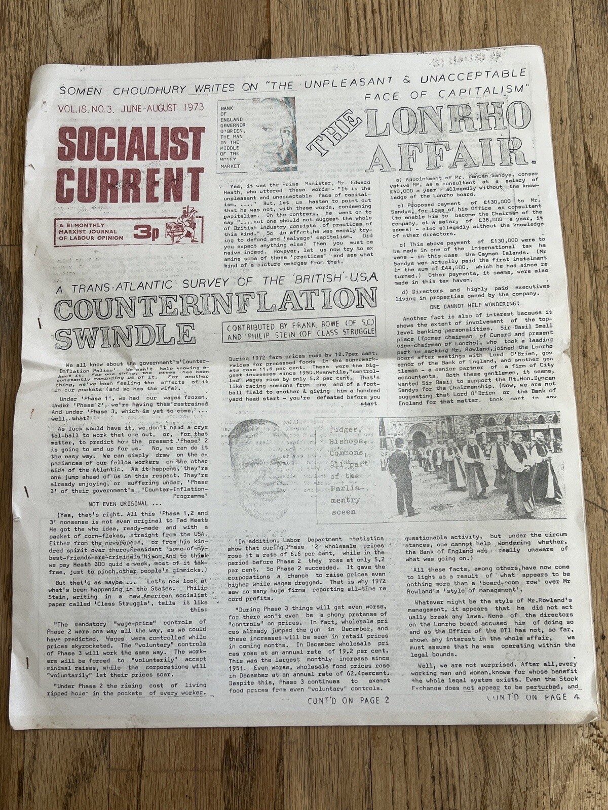 Left Wing Socialist Marxist Journal United Kingdom Papers-Wear and Imperfection