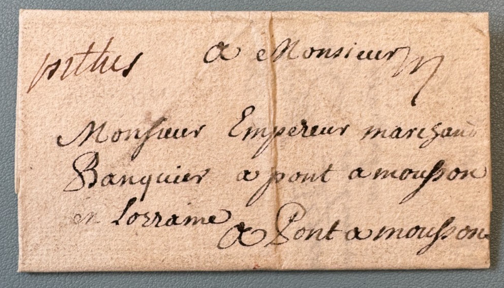 Handwritten SUP and RR Mark on PITHIVIERS Letter 1731 Old Letter France