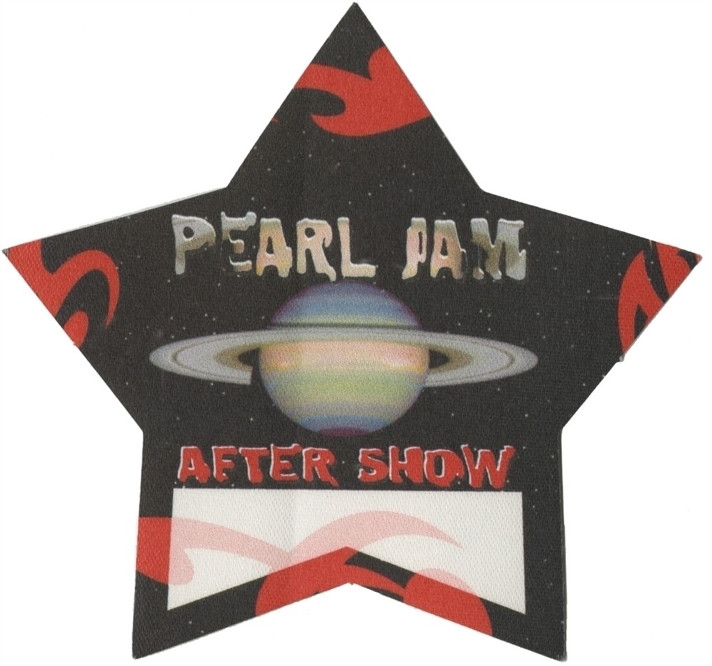 Pearl Jam 2000 Binaural concert tour collectible Backstage Pass