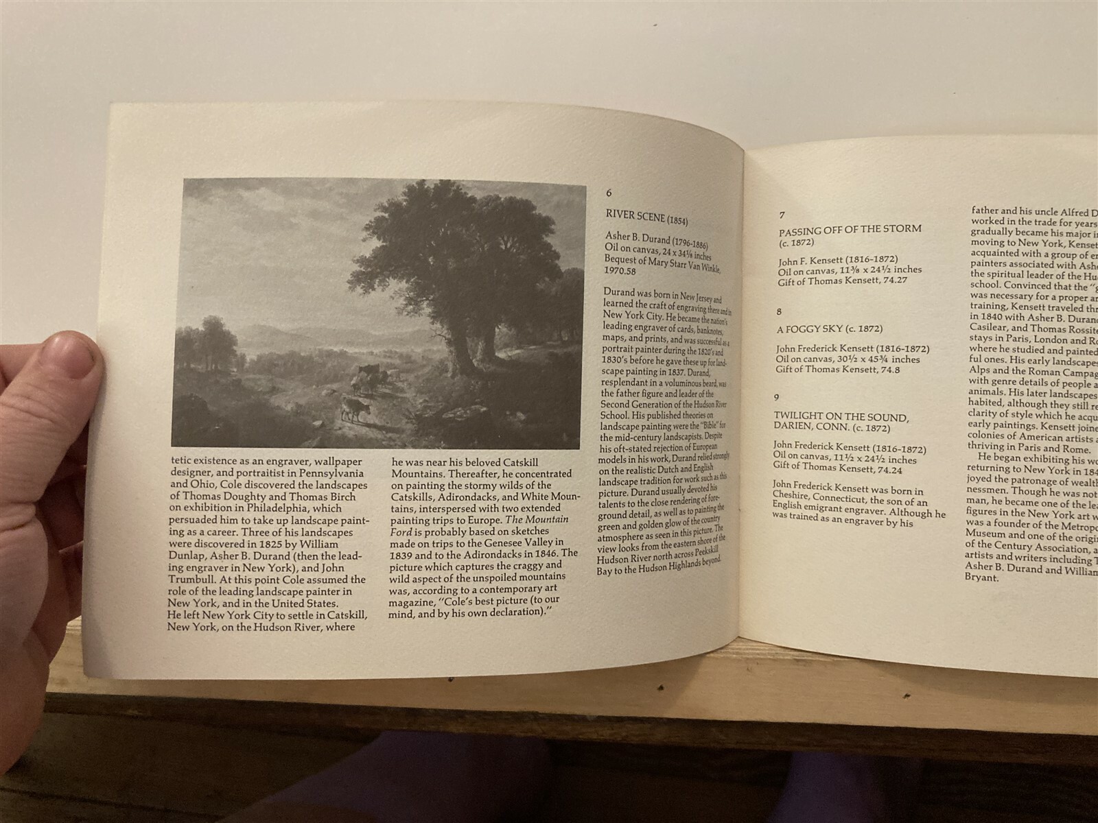 1973 19th Century American Landscape Metropolitan Museum of Art MET NYC NY Vtg