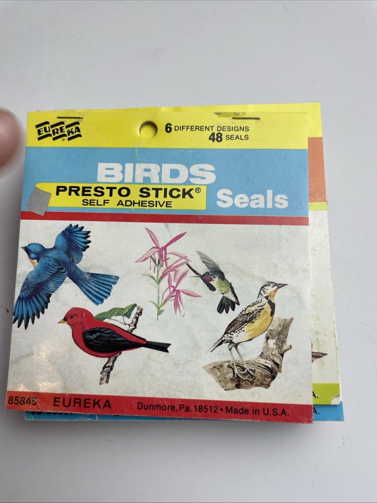 Vintage Lot Of Seals Eureka ANIMALS Dogs Jungle Cats Horse Birds Cute Etc