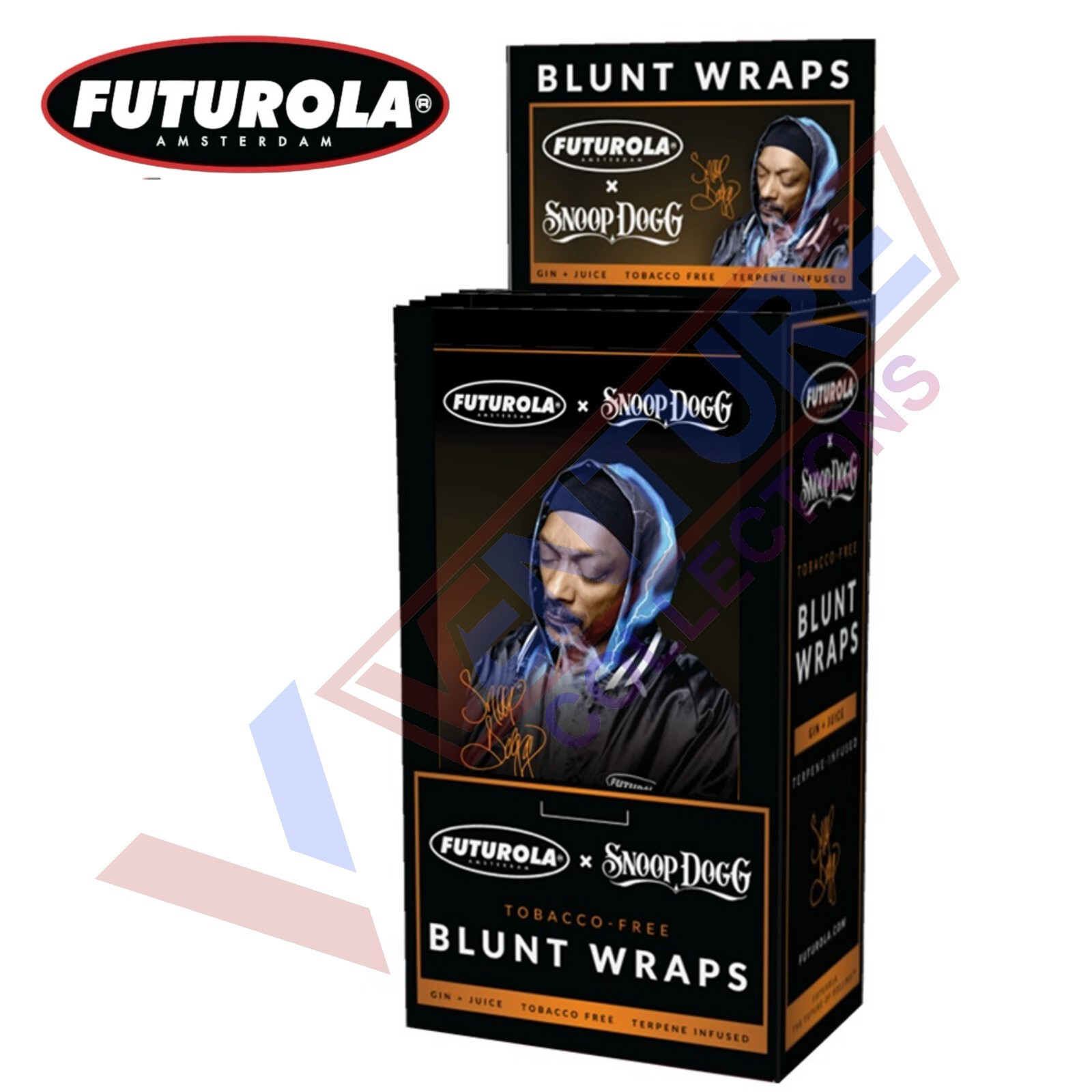 SNOOP DOG Futurola The Toad Wrap Full Box 25 Packs x 1 Wrap – FREE SHIPPING