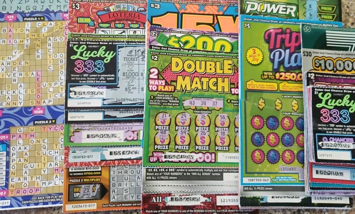 California 2025 Lotto Lottery Tickets NO WINNERS $300 Gambling Loss deduction