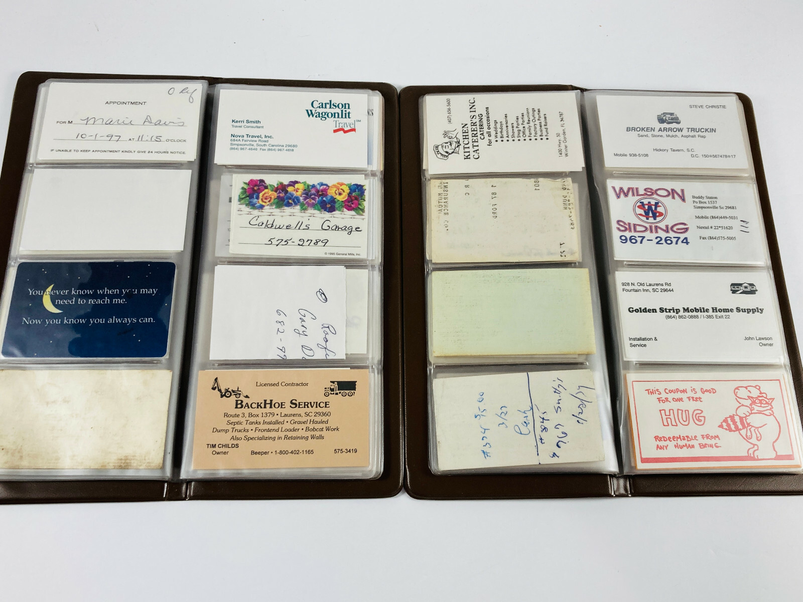 Lot (150+) Vintage South Carolina SC Business Cards advertising 70s 80s 90s