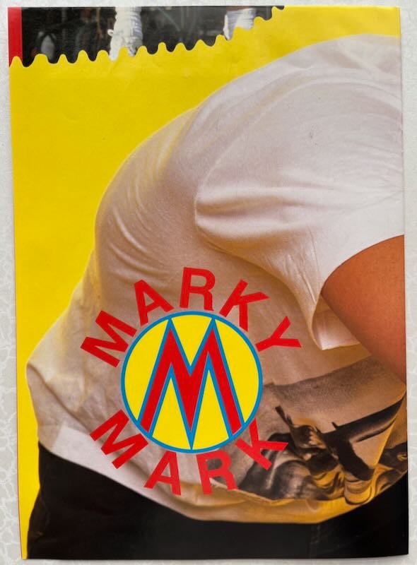 MARKY MARK 1992 BONUS POSTER & CLIPPING JAPAN MAGAZINE IR 10O