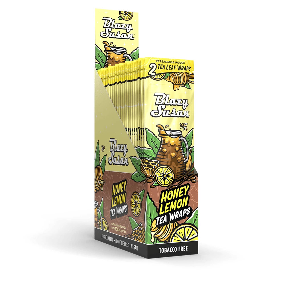 Blazy Susan Honey Lemon Tea Leaf Wraps 25pk | Full Box