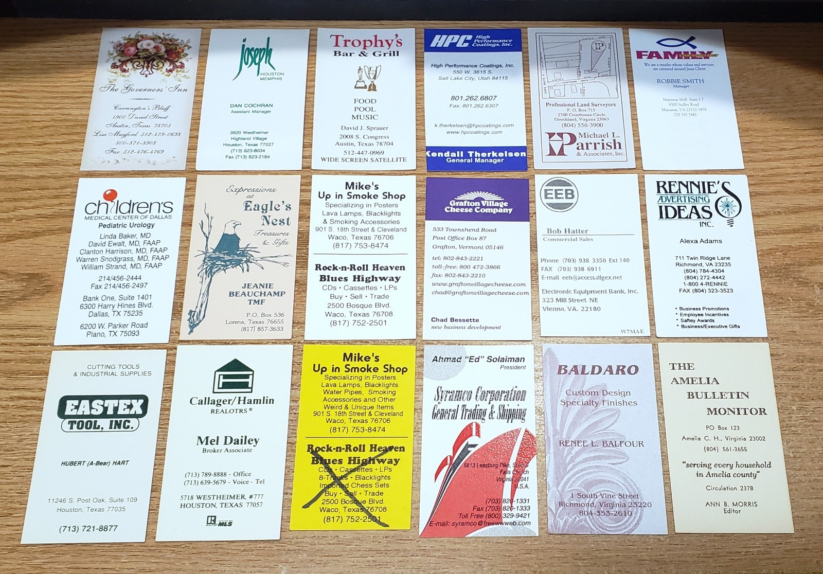 🔥 LOT of 100 VERTICAL BUSINESS CARDS for BUSINESS CARD COLLECTION L9