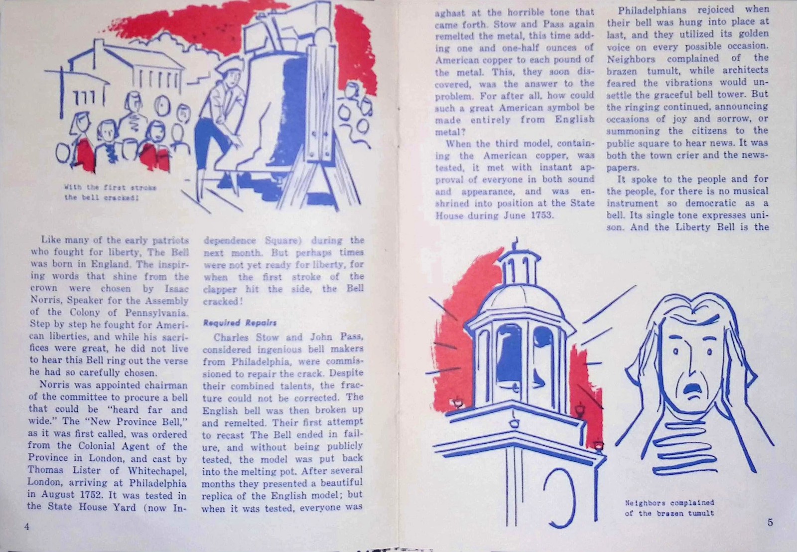 The GREATEST BELL IN THE WORLD Booklet 1950s Liberty Bell History Chicago IL