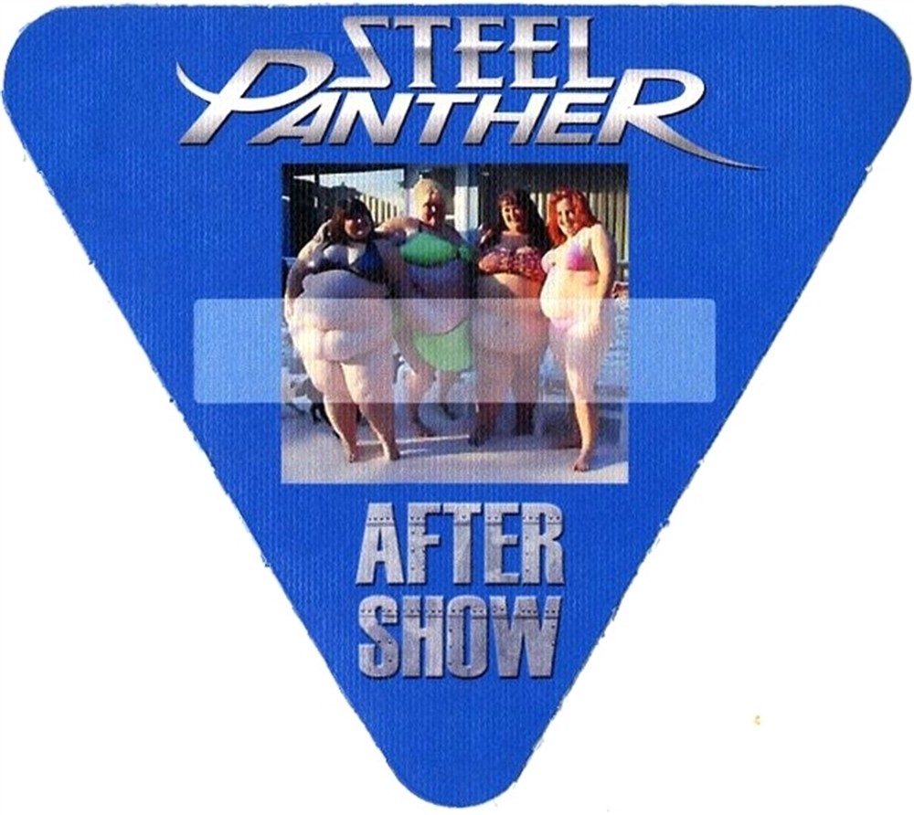 Steel Panther 2011 Balls Out concert tour After Show Backstage Pass