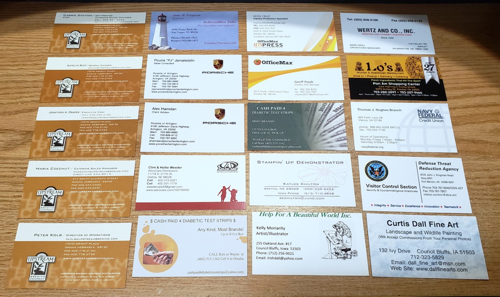 🔥 LOT of 100 MISC. Related BUSINESS CARDS for BUSINESS CARD COLLECTION L4
