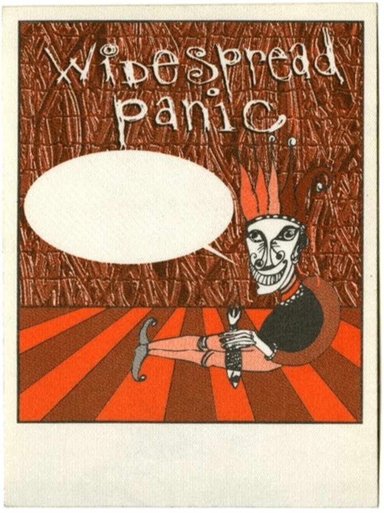 Widespread Panic 1996 Fall concert tour Working Crew Backstage Pass