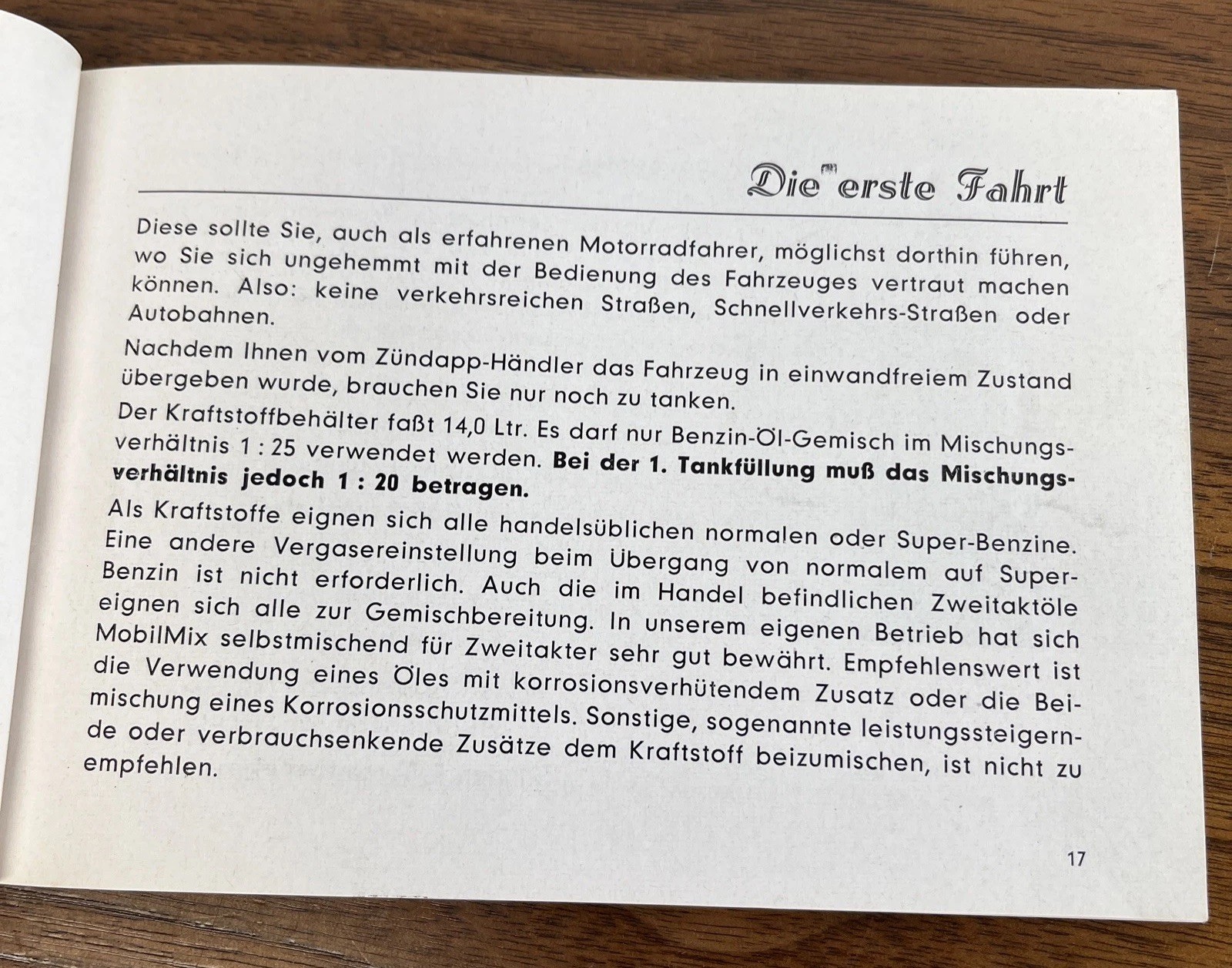 Zündapp Motorcycles 200 S Model Brochure Original September 1955 In All German