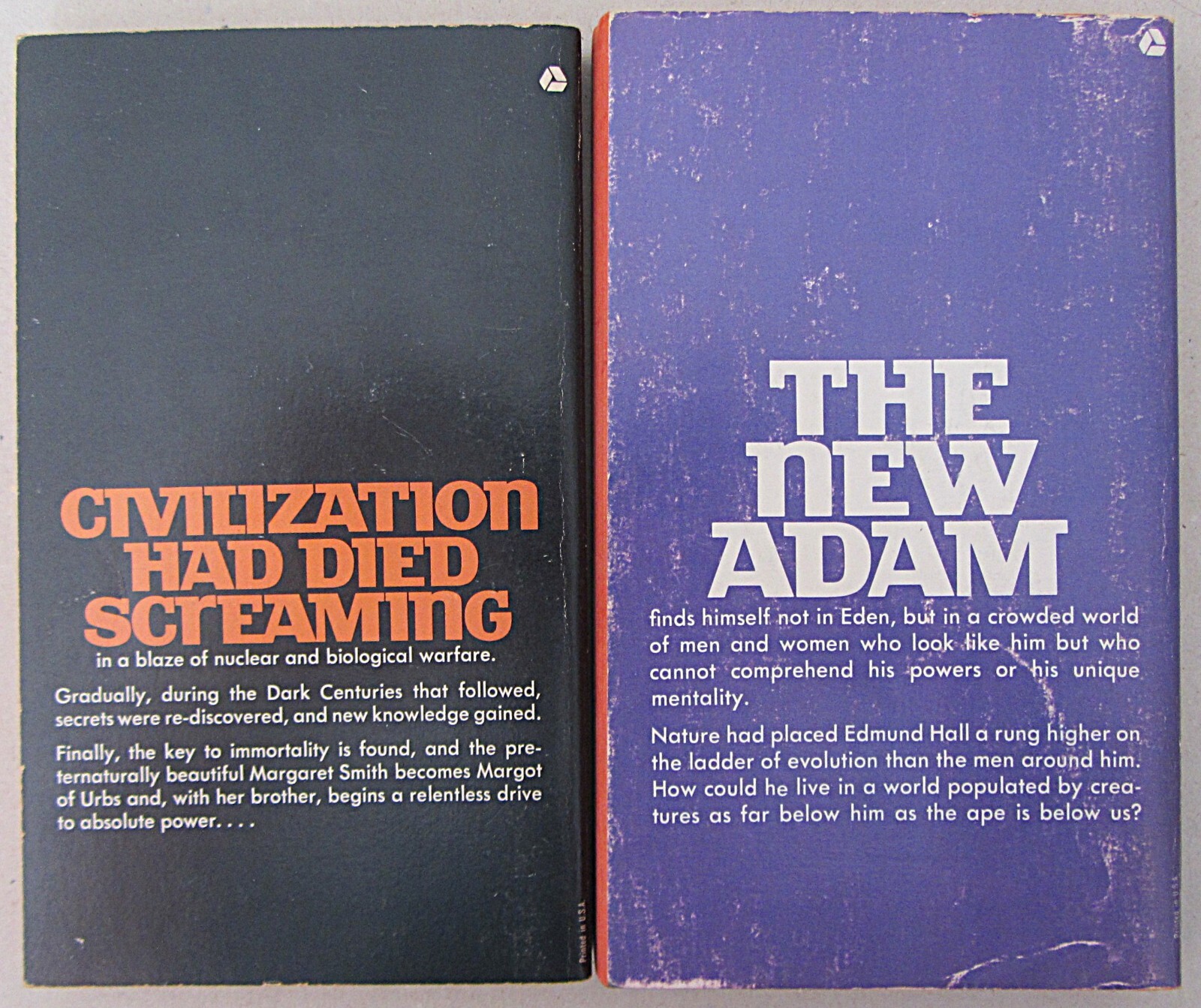 THE BLACK FLAME + THE NEW ADAM~STANLEY G. WEINBAUM~AVON BOOKS~1969~1st PB PUB
