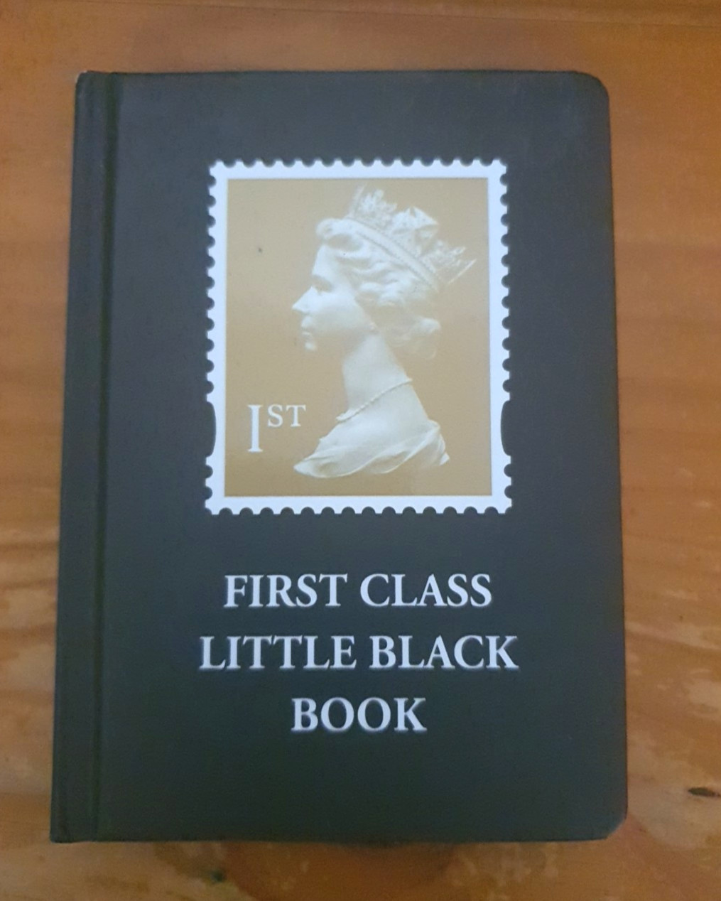 Novelty Gift First Class Little Black Book Notebook A6 Lined – Queen – Like New