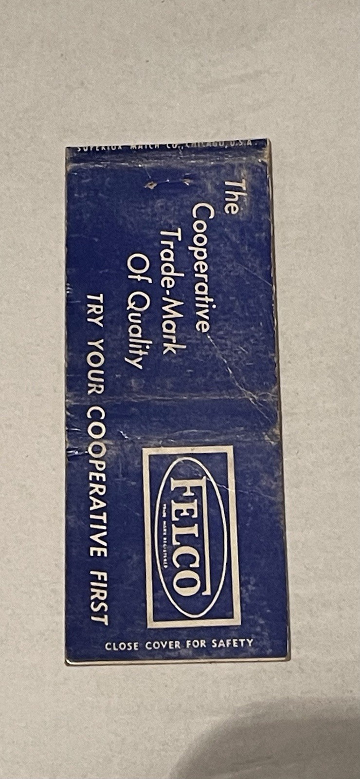 Creston Iowa Coop And Unknown Cafe Vintage Matchbook Cover 406B