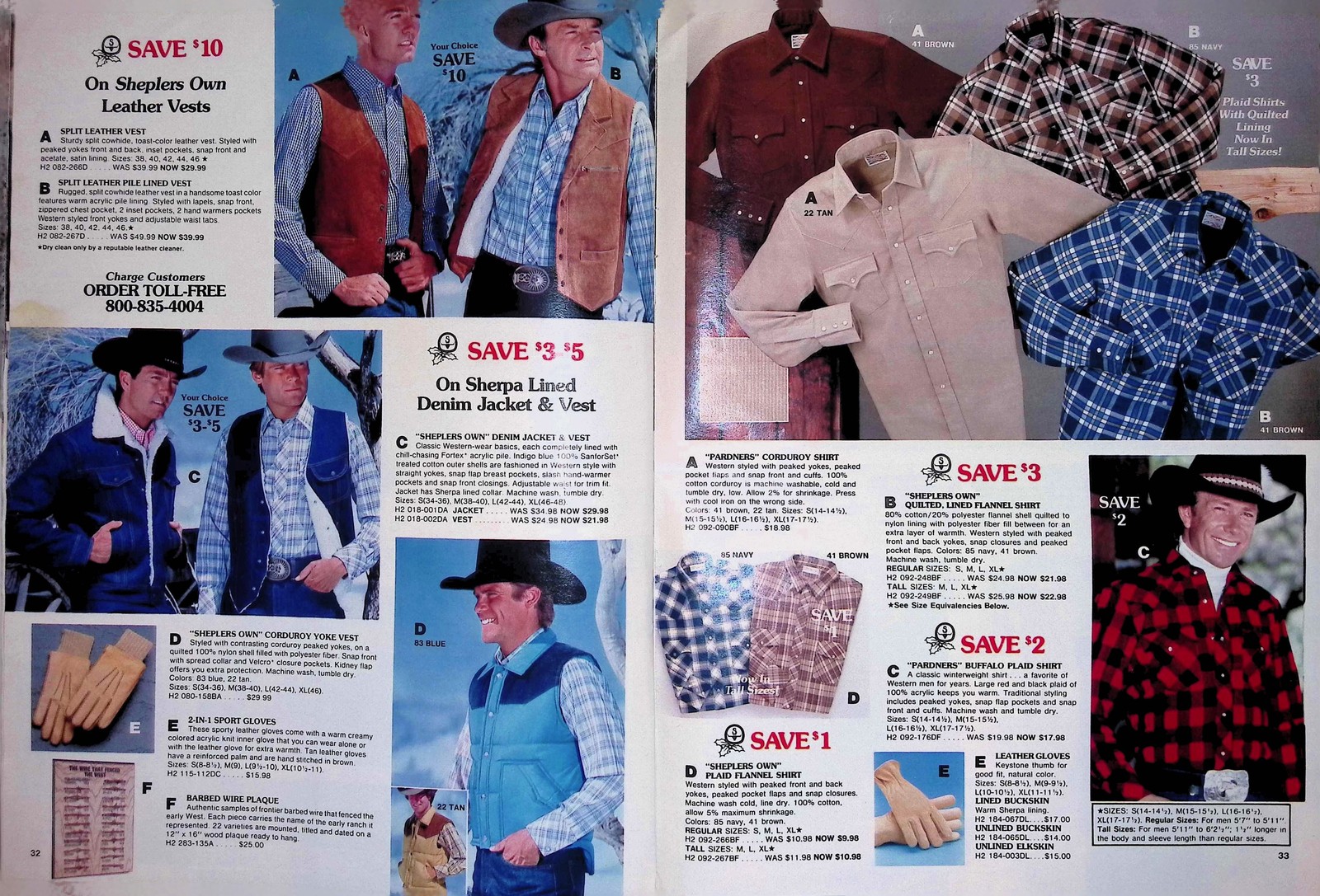 Sheplers Western Wear Catalog Holiday 1982 Cowboy Ad Fringed Suede Jacket
