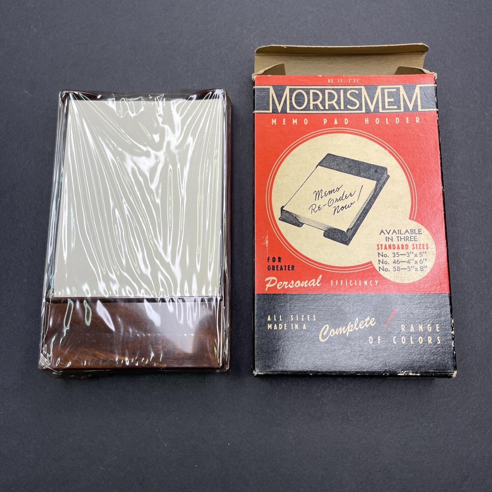 Vintage 1960s MorrisMem Telephone Blank Paper Pad With Memo Pad Holder USA Made