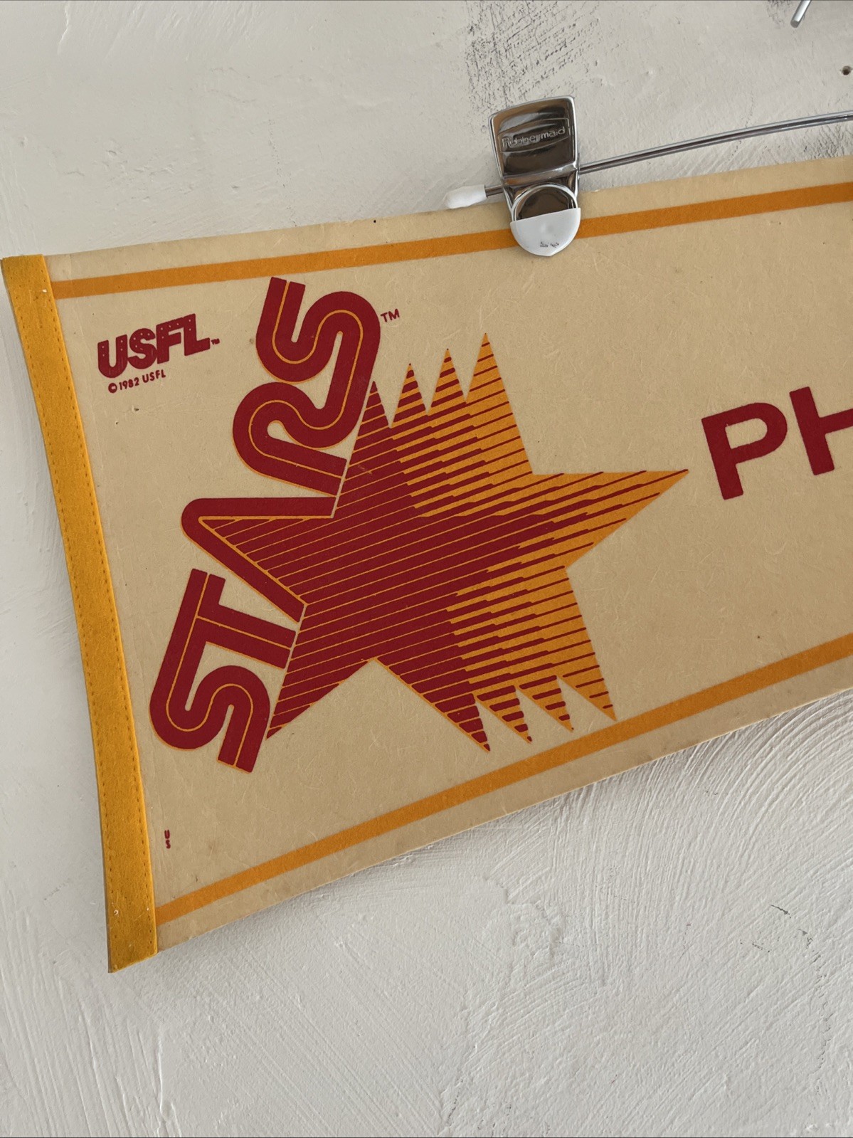 Philadelphia Stars USFL 1982 Pennant 29″