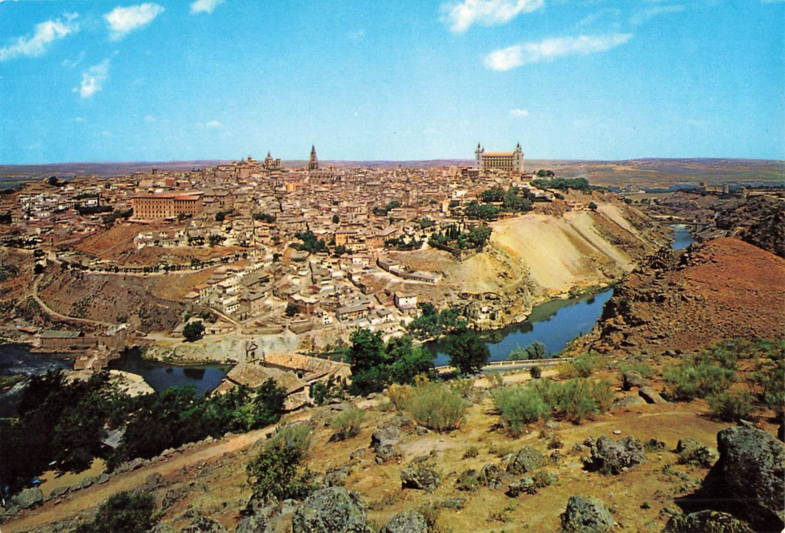 Postcard Spain Toledo General View