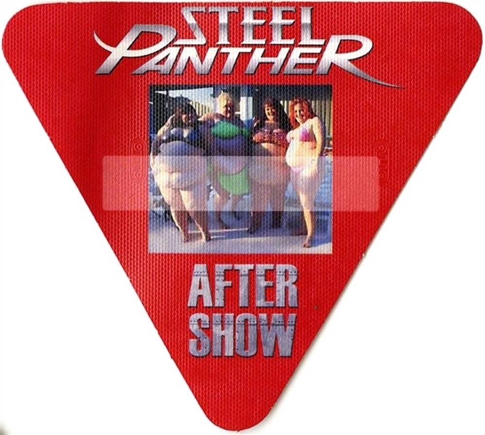 Steel Panther 2011 Balls Out concert tour After Show Backstage Pass