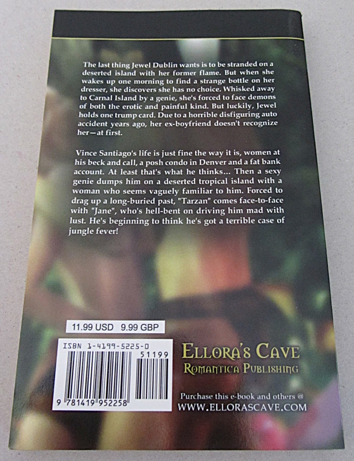 ME TARZAN, YOU JEWEL~TITANIA LADLEY~ELLORA’S CAVE~EROTIC ROMANCE~TRADE PB~2005