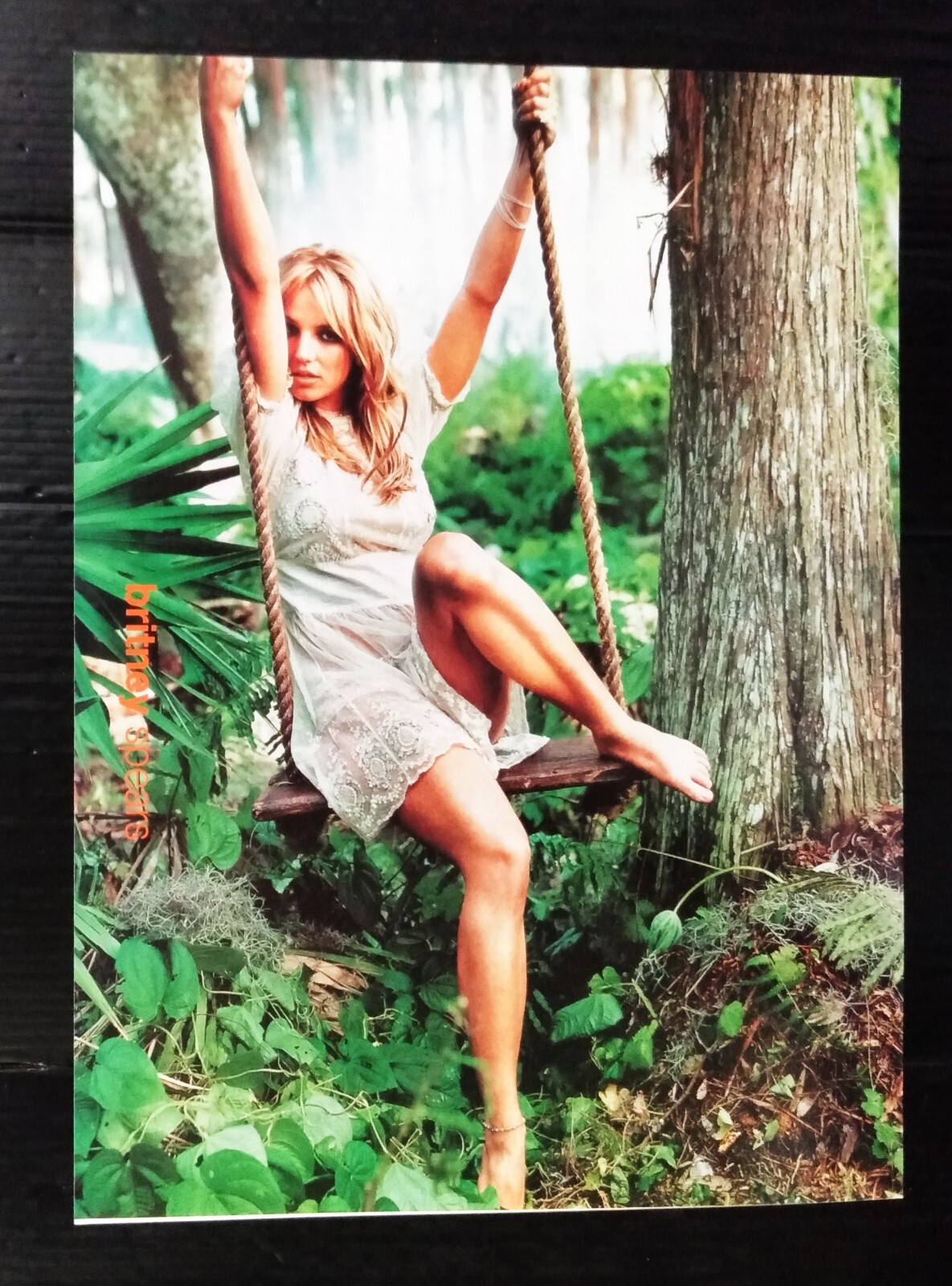 C2063 Britney Spears B3 Vintage Thailand ONLY 1 COLOR PAGE MEGA RARE!!!
