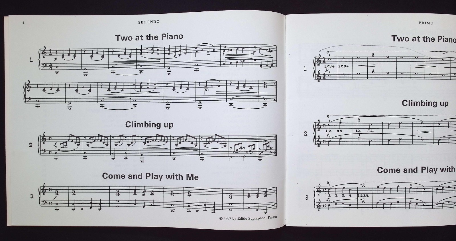 The Waterman/Harewood Piano Series : Josef Gruber Two at the Piano, 1979 Faber