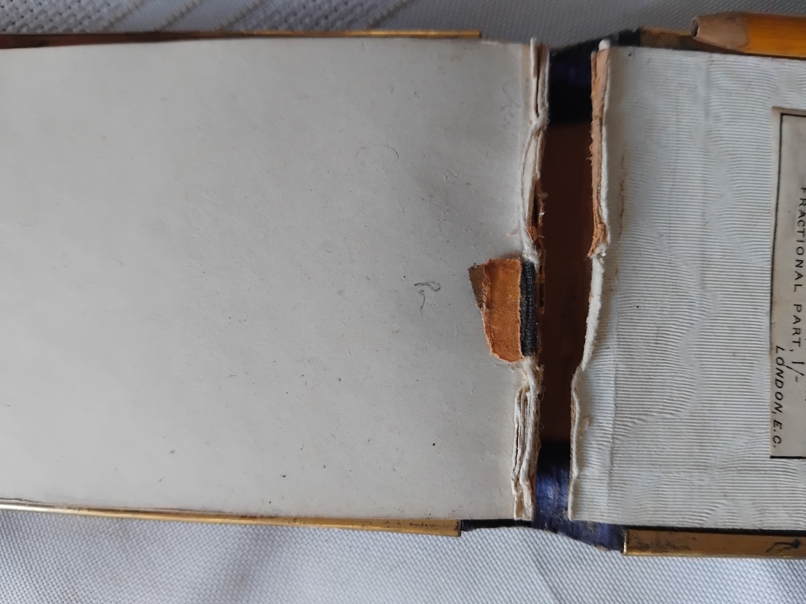 Antique Victorian Autograph or Note Book Lithograph front