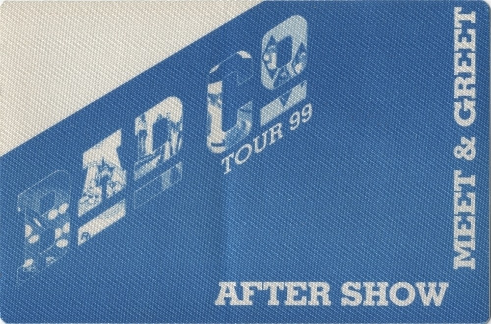Bad Company 1999 concert tour After Show Backstage Pass