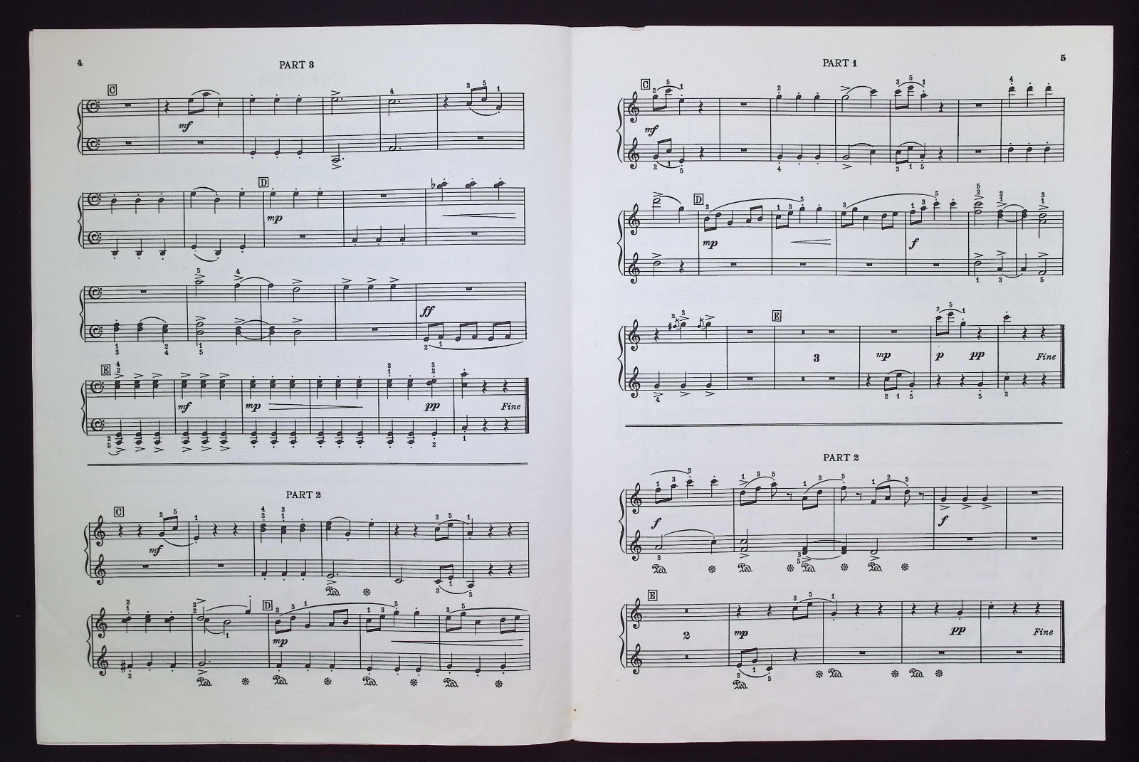 Scherzo for piano trio by Thomas A. Johnson, 1952 Roberton Publications