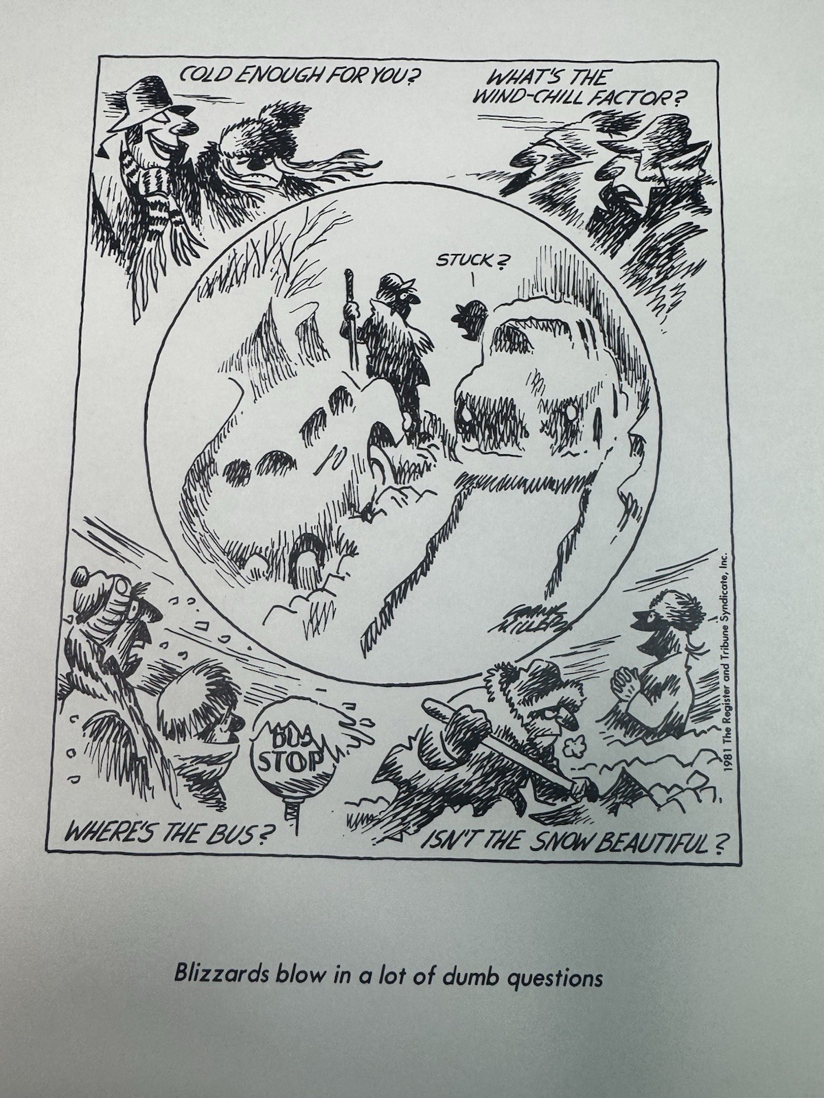 11 Vintage Graeme Miller Political Cartoon Prints 1981 1982 Register Tribune