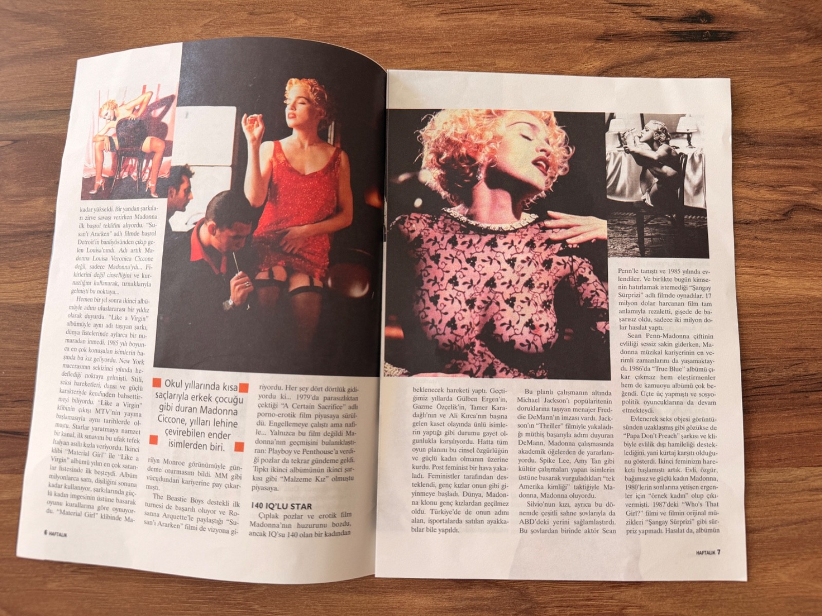 Madonna Turkish Biography Magazine Rare Maxi Supplement 2000s Collector Issue