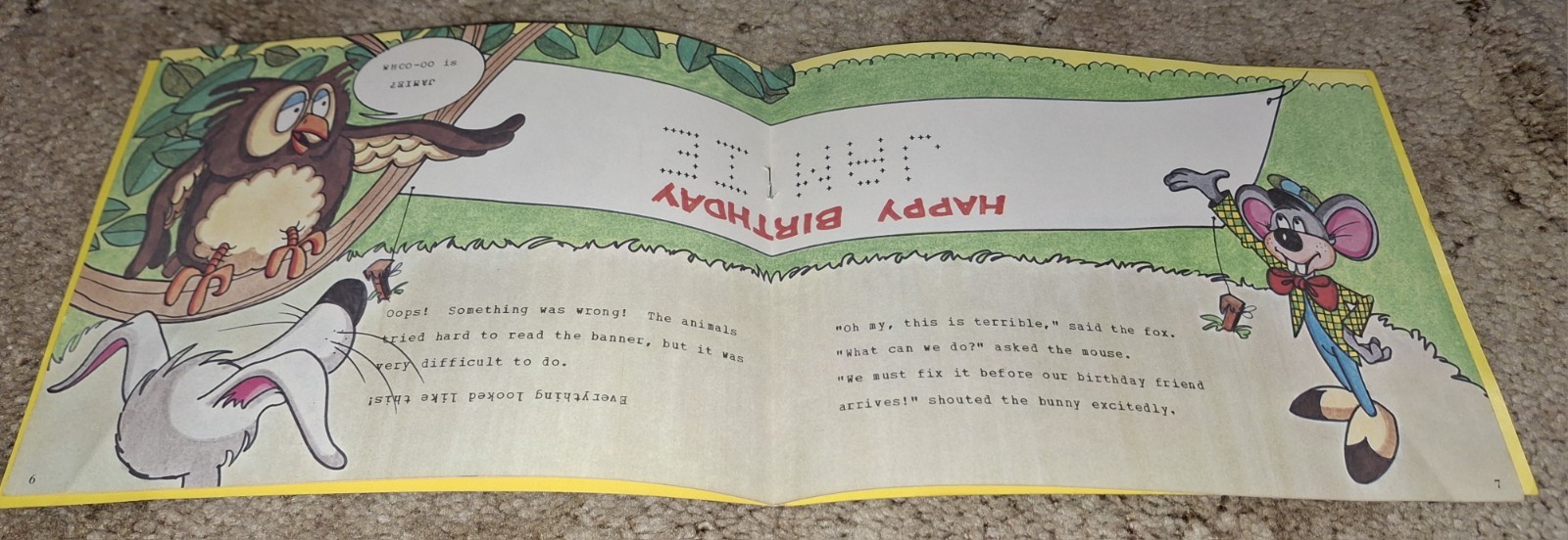 Vintage 1974 My Birthday Dream 12 Page Mailed Booklet
