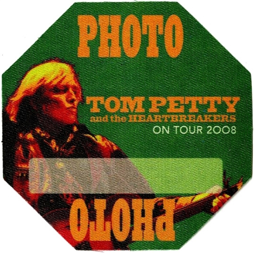 Tom Petty & the Heartbreakers 2008 concert tour Photo Backstage Pass
