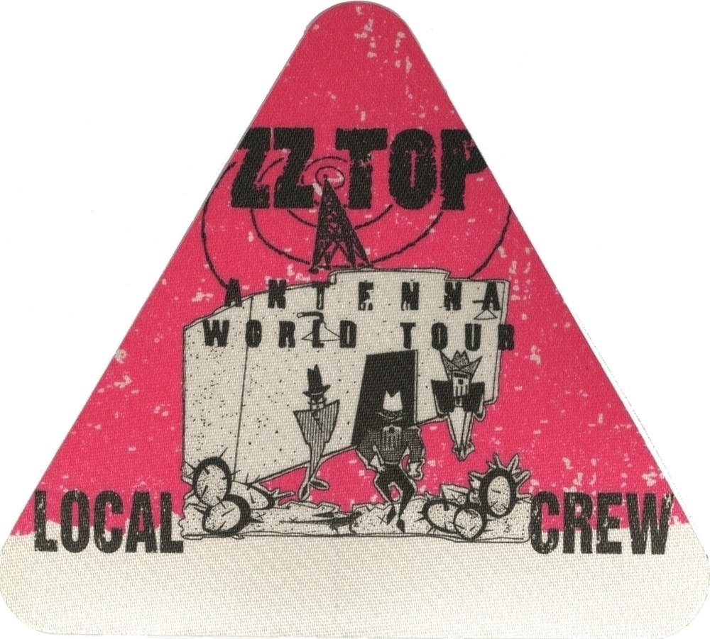 ZZ Top 1994 Antenna concert tour Working Crew Backstage Pass